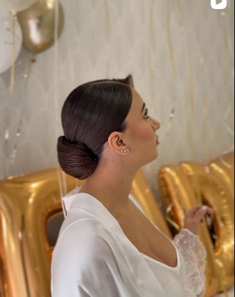 Acconciatura raccolta da sposa